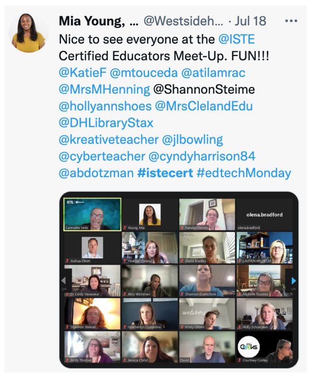 Twitter Post - #ISTECert-4